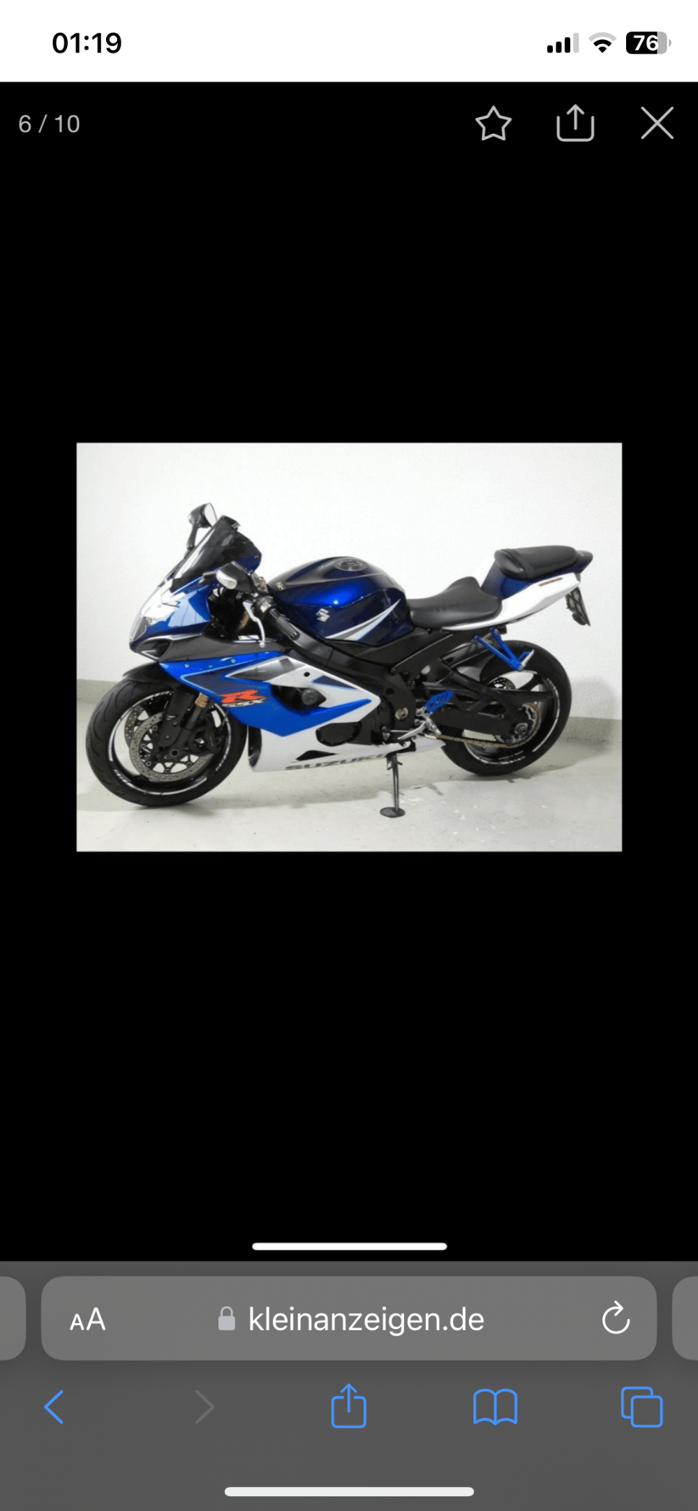 Motorrad verkaufen Suzuki Gsxr 1000 k6 Ankauf
